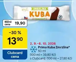 Tesco PRIMA KUBA ZMRZLINA nabídka