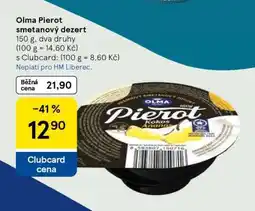 Tesco Olma Pierot smetanový dezert nabídka