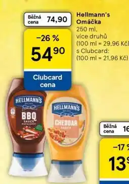 Tesco HELLMANN’S OMÁČKA nabídka