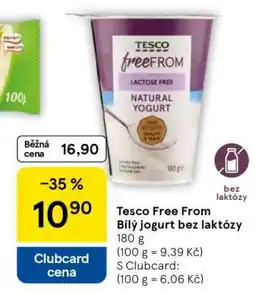 Tesco Tesco Free From Bílý jogurt bez laktózy nabídka