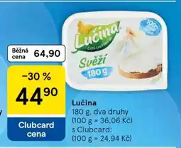 Tesco Lučina nabídka