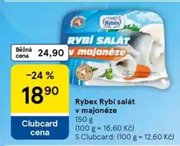 Tesco Rybex Rybí salát v majonéze nabídka