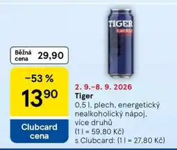 Tesco Tiger nabídka