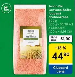 Tesco Tesco Bio Červená čočka loupaná drobnozrnná nabídka