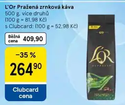Tesco L'Or Pražená zrnková káva nabídka