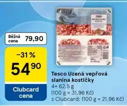 Tesco Tesco Uzená vepřová slanina kostičky nabídka