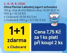 Tesco Olma Florian Lahodný jogurt ochucený nabídka