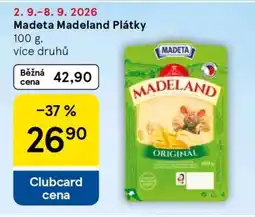 Tesco Madeta Madeland plátky nabídka