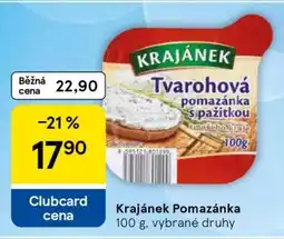 Tesco Krajánek pomazánka nabídka