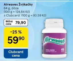 Tesco Airwaves Žvýkačky nabídka