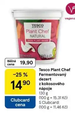 Tesco Tesco Plant Chef Fermentovaný dezert z kokosového nápoje nabídka