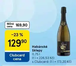 Tesco Habánské sklepy nabídka