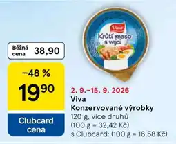 Tesco Viva Konzervované výrobky nabídka