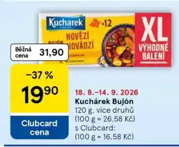 Tesco Kucharek bujón nabídka