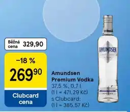 Tesco Amundsen Premium vodka nabídka