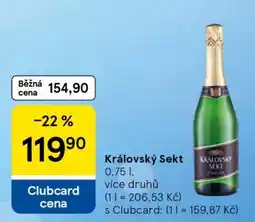 Tesco Královský Sekt nabídka