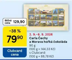 Tesco Carla Čechy a Morava hořká čokoláda nabídka