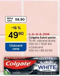 Tesco Colgate zubní pasta nabídka