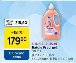Tesco BATOLE Prací gel nabídka