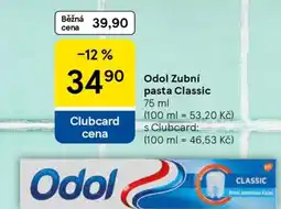 Tesco Odol Zubní pasta Classic nabídka