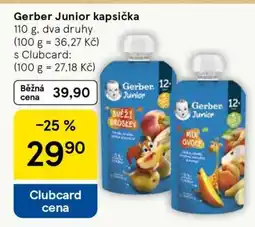 Tesco Gerber Junior kapsička nabídka