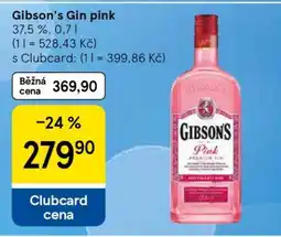 Tesco GIBSON'S GIN Pink nabídka