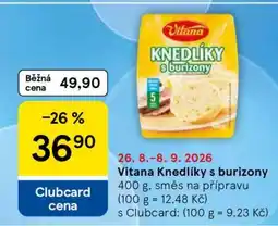 Tesco Vitana Knedlíky s burizony nabídka