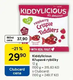 Tesco Kiddylicious Křupavé rybičky nabídka