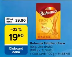 Tesco Bohemia Tyčinky z pece nabídka