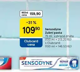 Tesco Sensodyne zubní pasta nabídka