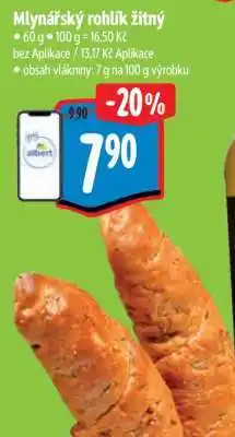 Albert Mlynářský rohlík žitný nabídka