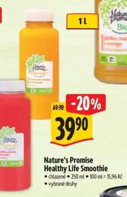 Albert Nature’s Promise Healthy life Smoothie nabídka