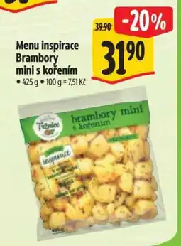 Albert Menu inspirace Brambory mini s kořením nabídka