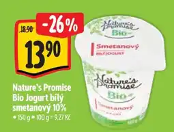 Albert Nature's Promise Bio Jogurt bílý smetanový 10% nabídka