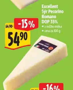 Albert Excellent Sýr Pecorino Romano DOP 35% nabídka