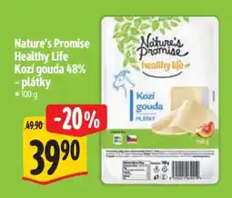 Albert Nature's Promise Healthy Life Kozí gouda 48% - plátky nabídka
