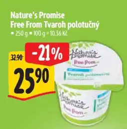 Albert Nature’s Promise Free from Tvaroh polotučný nabídka