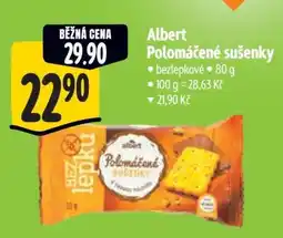 Albert Albert Polomáčené sušenky nabídka