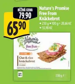 Albert Nature's Promise Free From Knäckebrot nabídka