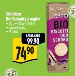 Albert Schnitzer Bio Sušenky s náplní nabídka