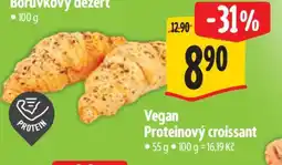 Albert Vegan proteinový croissant nabídka
