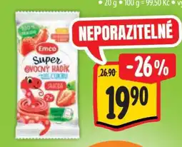 Albert EMCO Super OVOCNÝ HADÍK jahoda nabídka