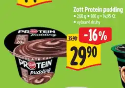 Albert Zott Protein pudding nabídka