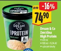 Albert Dream & Co Zmrzlina High Protein nabídka