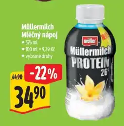 Albert Müllermilch mléčný nápoj nabídka
