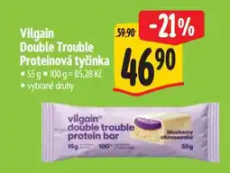 Albert Vilgain Double Trouble Proteinová tyčinka nabídka