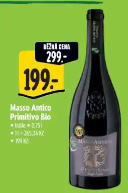 Albert Masso Antico Primitivo Bio nabídka