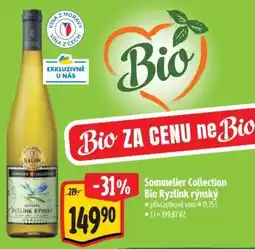 Albert Sommelier Collection BIO Ryzlink rýnský nabídka