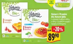 Albert Nature's Promise Bio Hotové jídlo nabídka