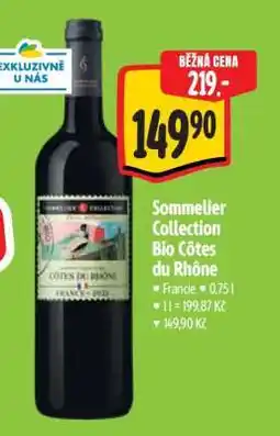 Albert Sommelier Collection BIO Côtes du Rhône nabídka